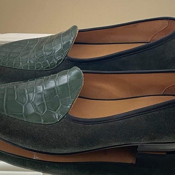 Men\'s Size 11 (US) Baudoin and Lange Crocodile and Suede Shoes Brand New main image 7